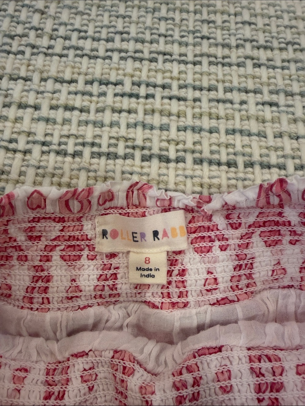 Roller Rabbit Pink Tiered Ruffle Mini Skirt - Picture 2 of 2